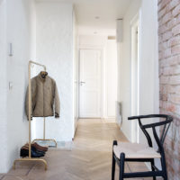 Minimalism in the design of the hallway