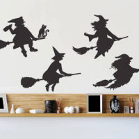 Wall decoration with stickers