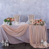 Décoration de table de mariage bricolage
