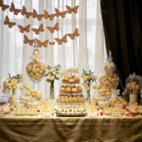 Sweet table for a wedding celebration