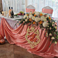 Eco-friendly wedding table decoration