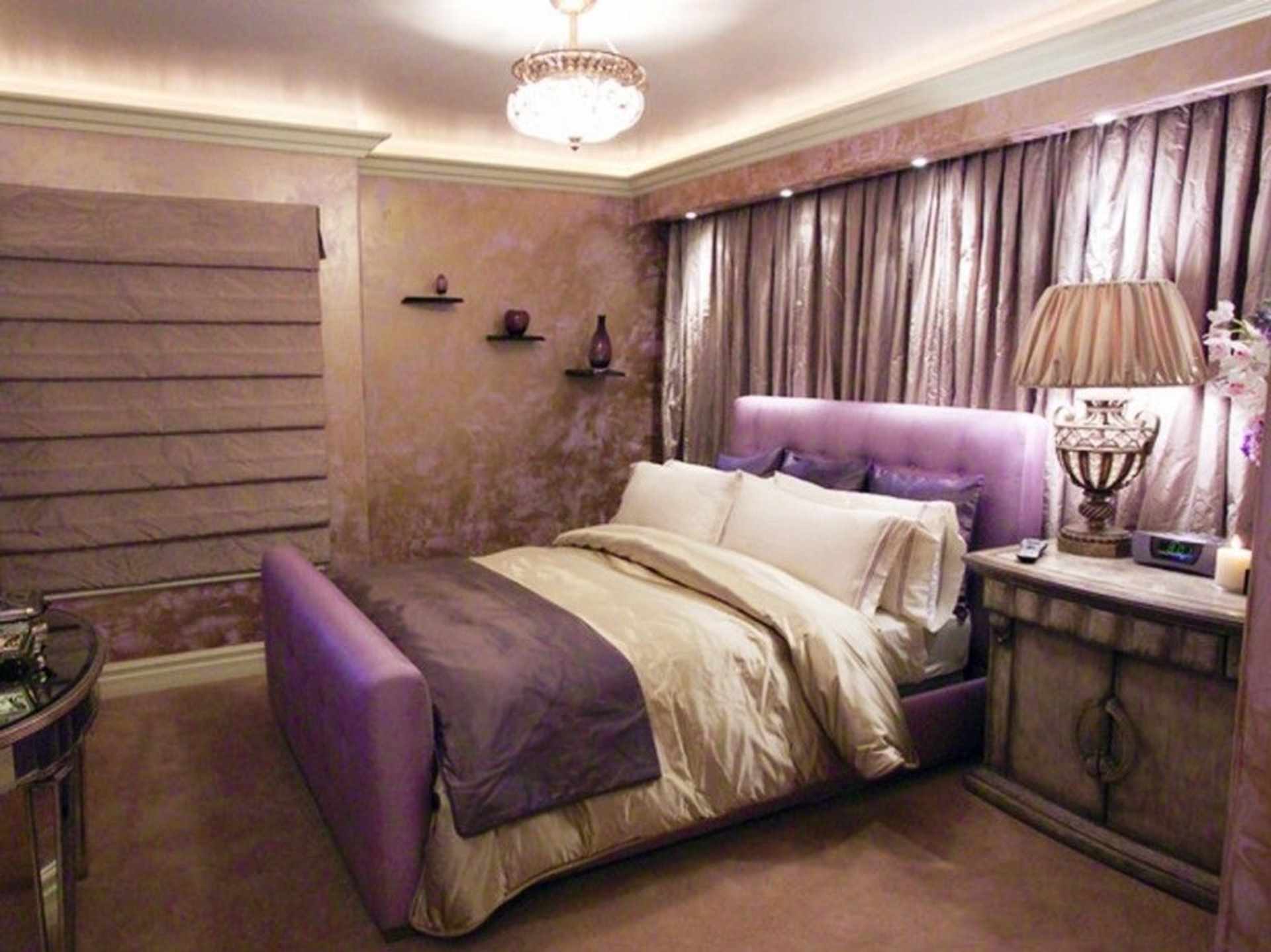 bellissimo esempio di design della camera da letto