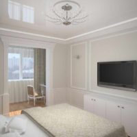 Un exemple de photo de décoration d'intérieur de chambre à coucher lumineuse