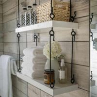 idea of ​​light design shelves photo