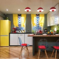 the idea of ​​a bright interior apartment in the style of pop art picture