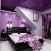 opzione di design luminoso per una foto della camera da letto