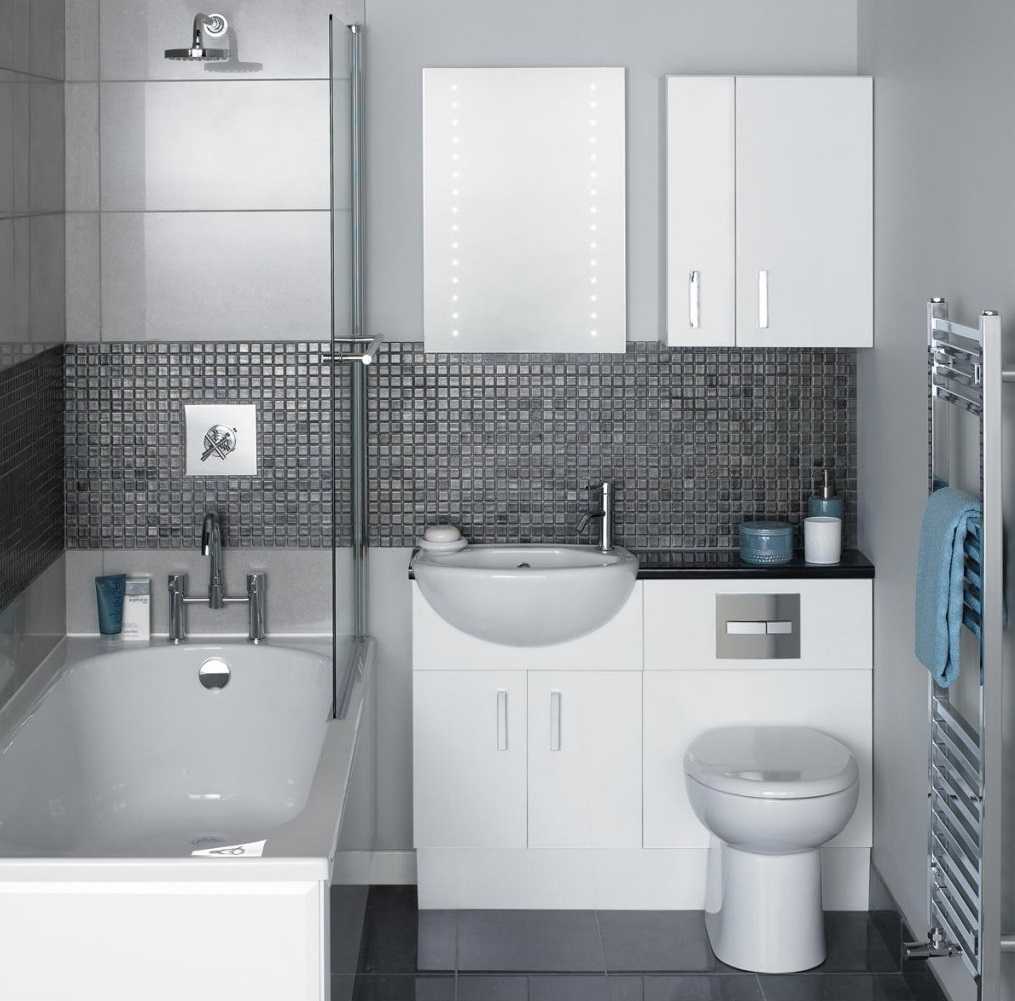 Successful layout of a combined bathroom with an area of ​​4 square meters