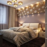 Illuminazione camera da letto di design 12 metri quadrati