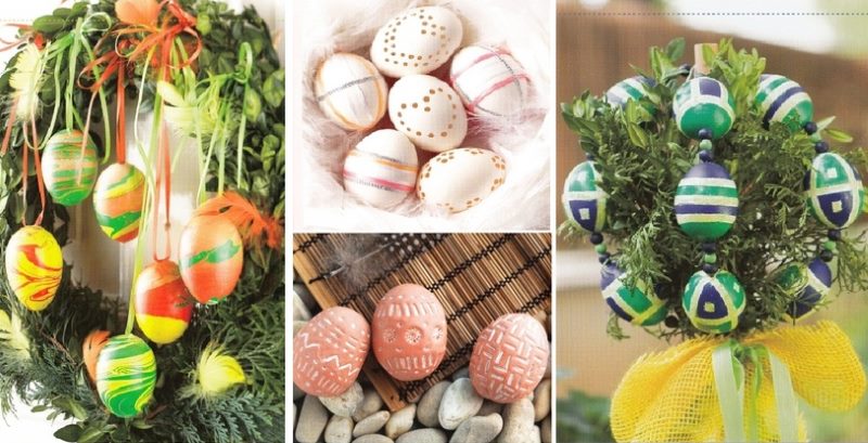 DIY decoration for Easter eggs