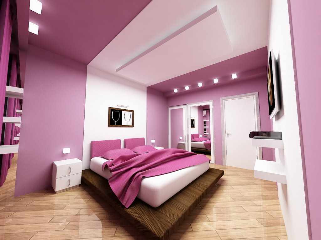 opzione di design camera da letto leggera