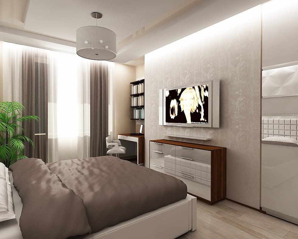 variant of a light bedroom interior design