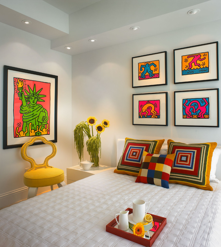 idea of ​​a bright home interior in pop art style