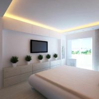 option of light photo bedroom design project