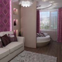 an example of a bright bedroom interior 20 meters picture
