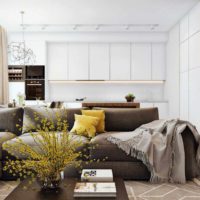 option light interior walk-through living room picture