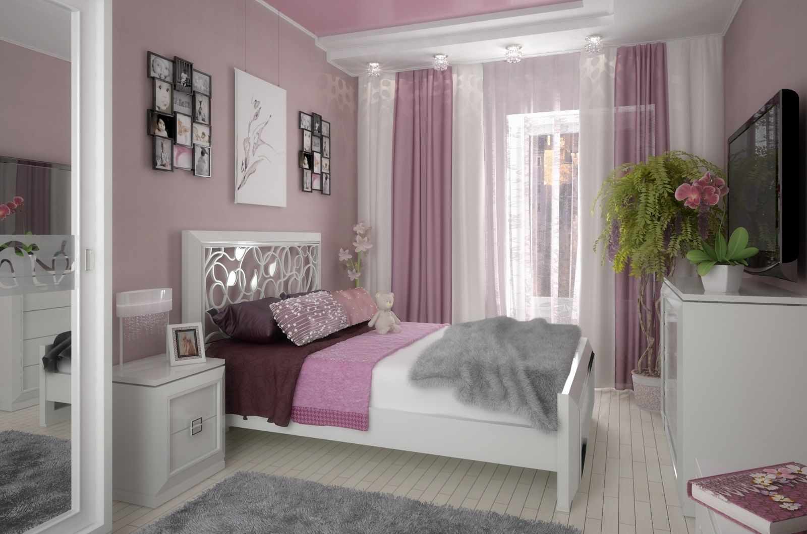 bright bedroom design option
