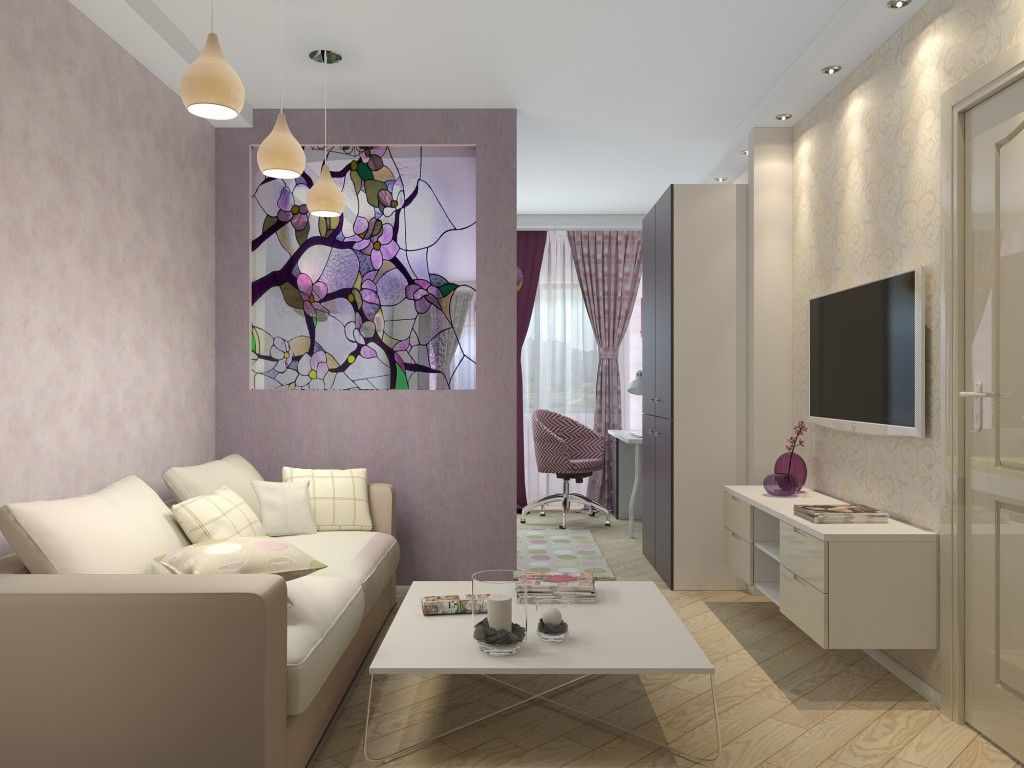 an example of a vibrant living room style
