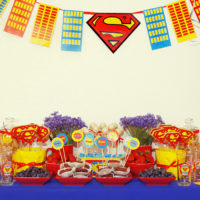 Table setting for a child's birthday