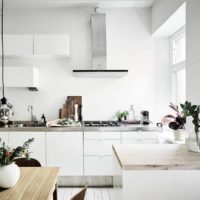 DIY white kitchen