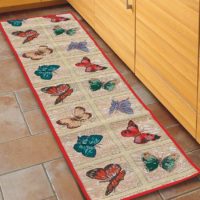 Fabric floor mat