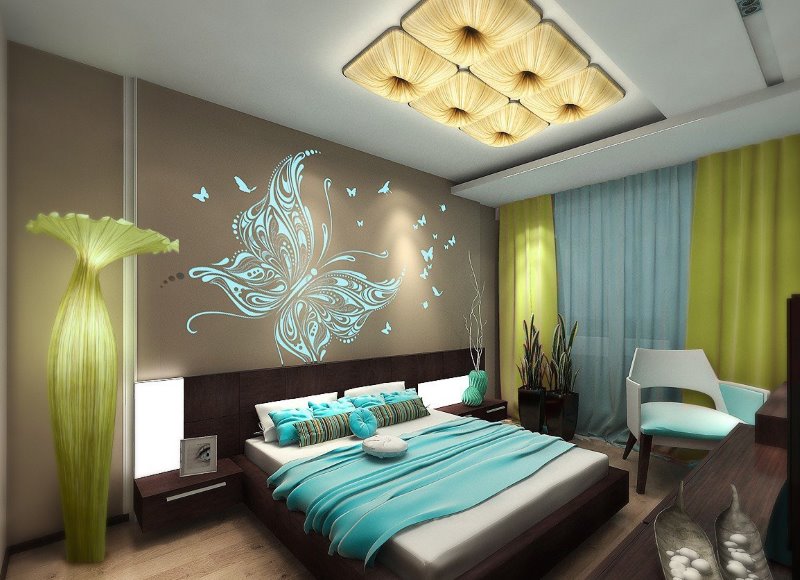 Do-it-yourself designer bedroom interior