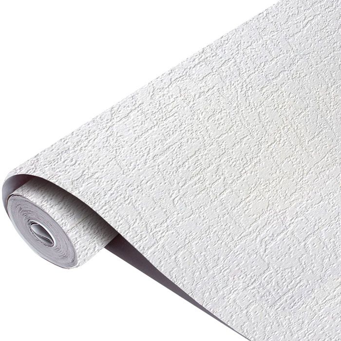 Roll of non-woven embossed wallpaper