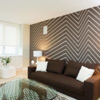 Zigzag stripes wallpaper
