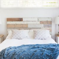 Loft style in bedroom interior