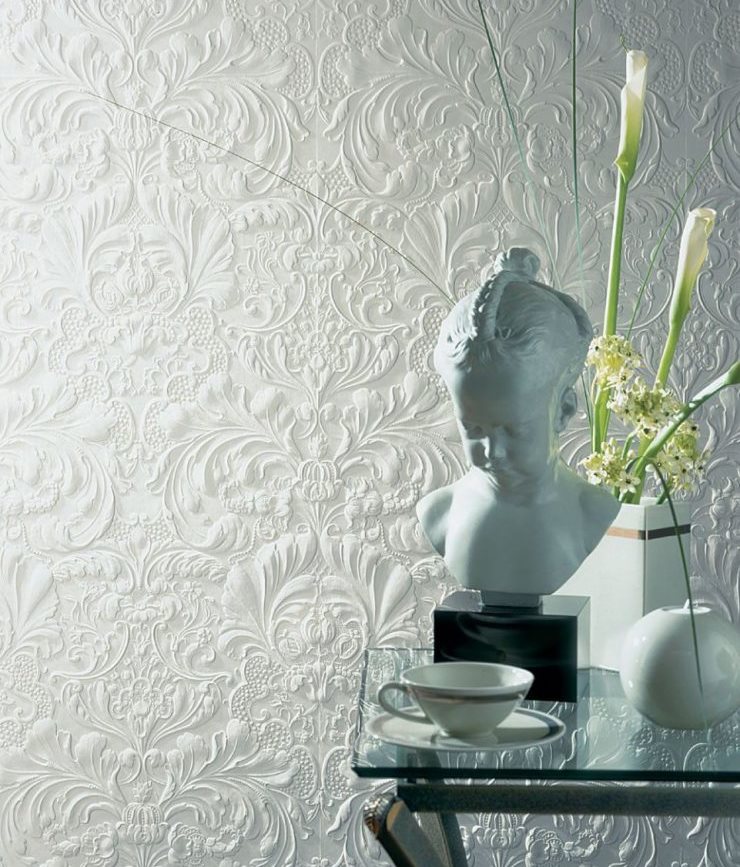 Beautiful textured wallpaper for painting