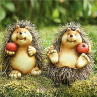 Decorative hedgehogs for a beautiful garden decoration