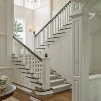 Provence style staircase design