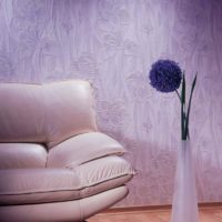 Large flowers on wallpaper for painting