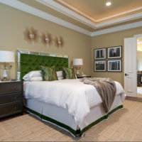 Highlighting ceiling moldings in contrasting color