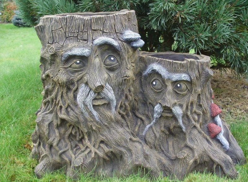 Sculpture en bois de bricolage