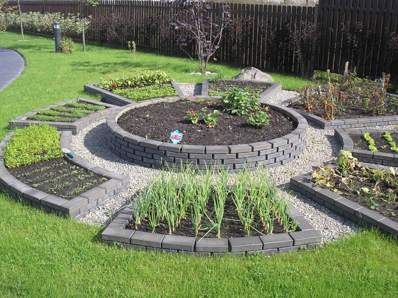 A modern approach to the design of garden beds