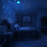 Decorating your bedroom with space lighting