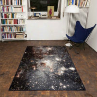 Mat with the image of the starry sky