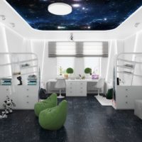 Spaceship cabin room
