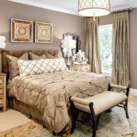 Design a bedroom in a classic style