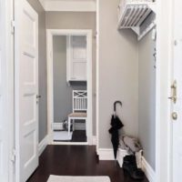 Minimalism style hallway design