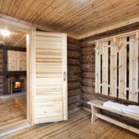 Do-it-yourself wooden bath hanger