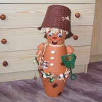 DIY flower pot doll