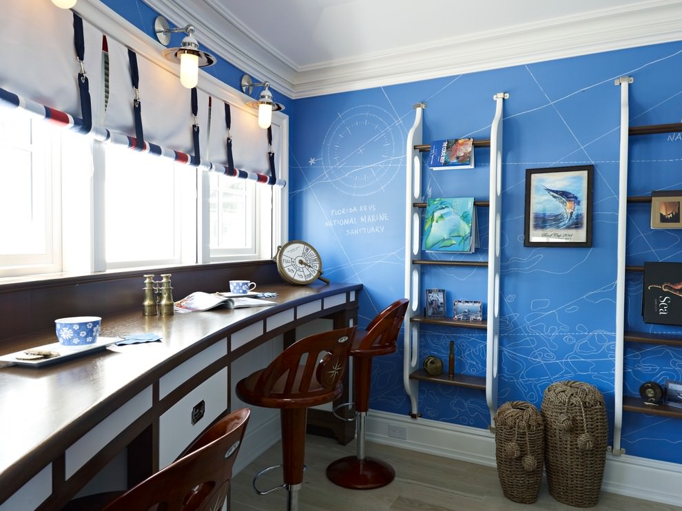 Do-it-yourself marine-style room decoration