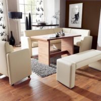Contemporary style dining furniture