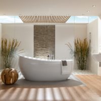 Design of a modern bathroom