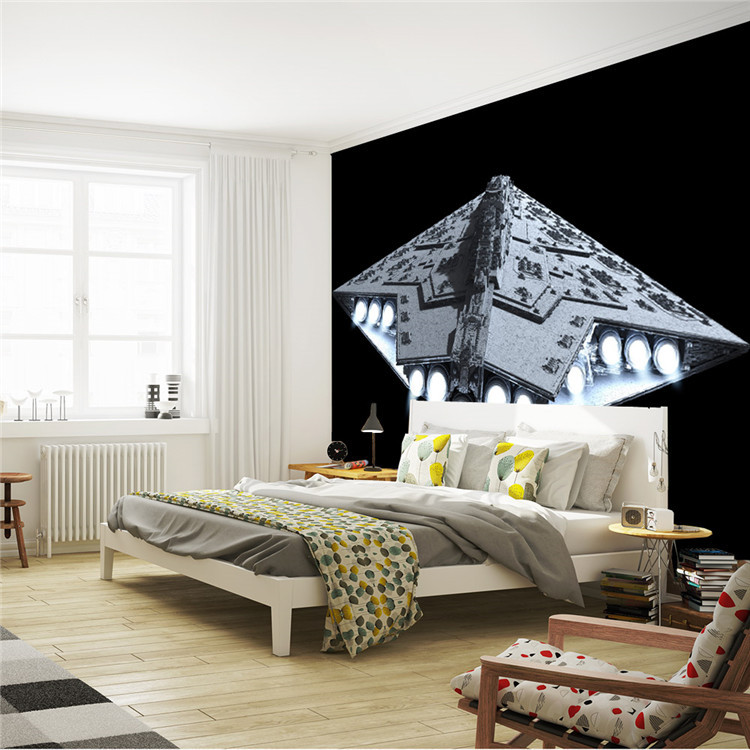 Photo wallpaper in the bedroom based on star wars