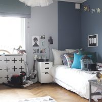 Bedroom interior for teenager boy