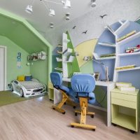 Room interior for two boys