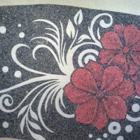 Homemade Liquid Wallpaper Floral Patterns
