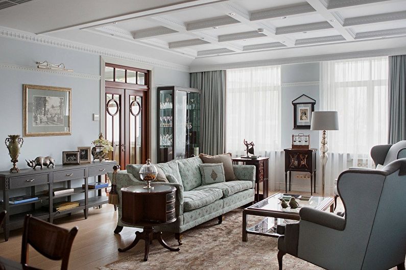 Classic style living room decoration
